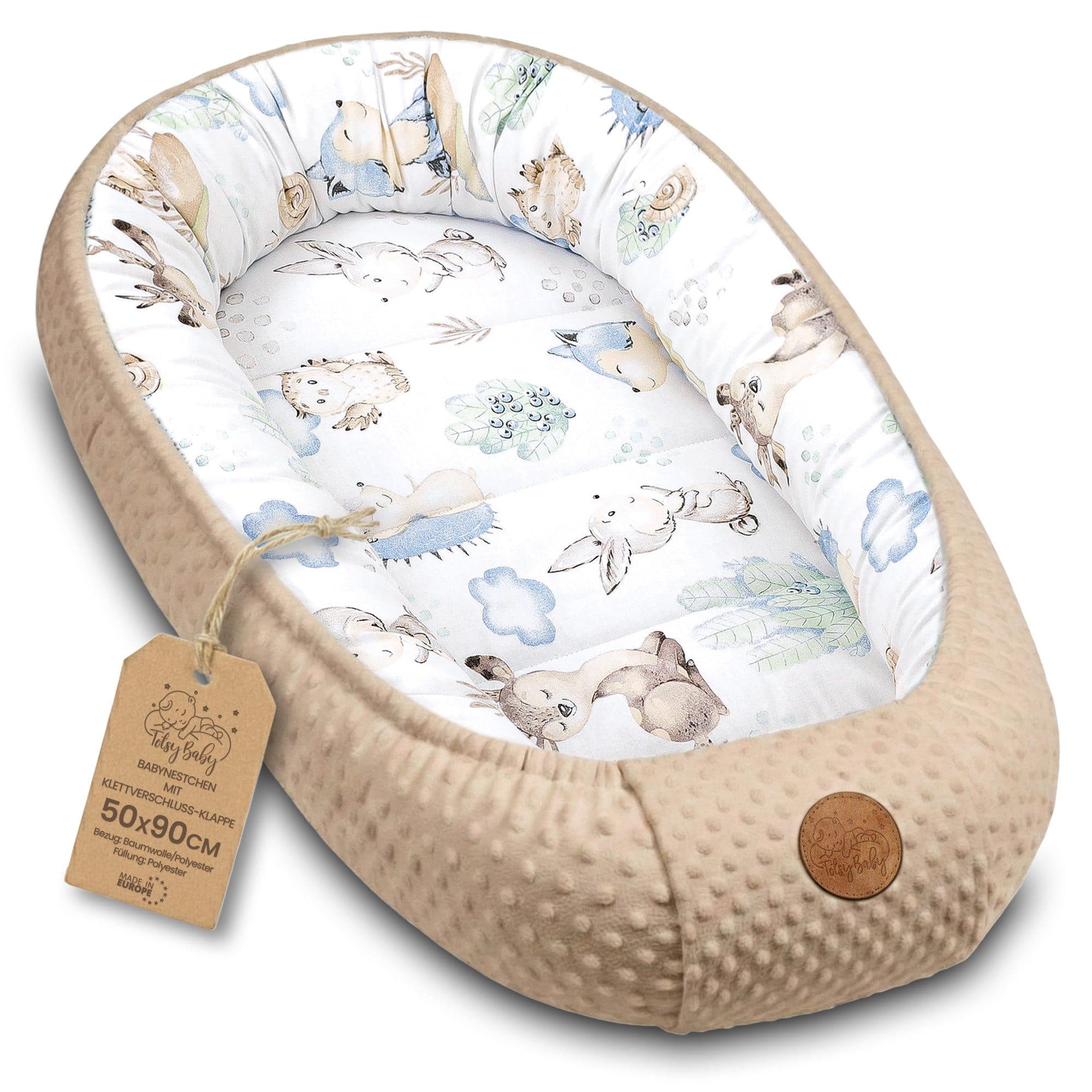 Totsy Baby Kuschelnest Neugeborene Babynest mit Kissen - Bild 2