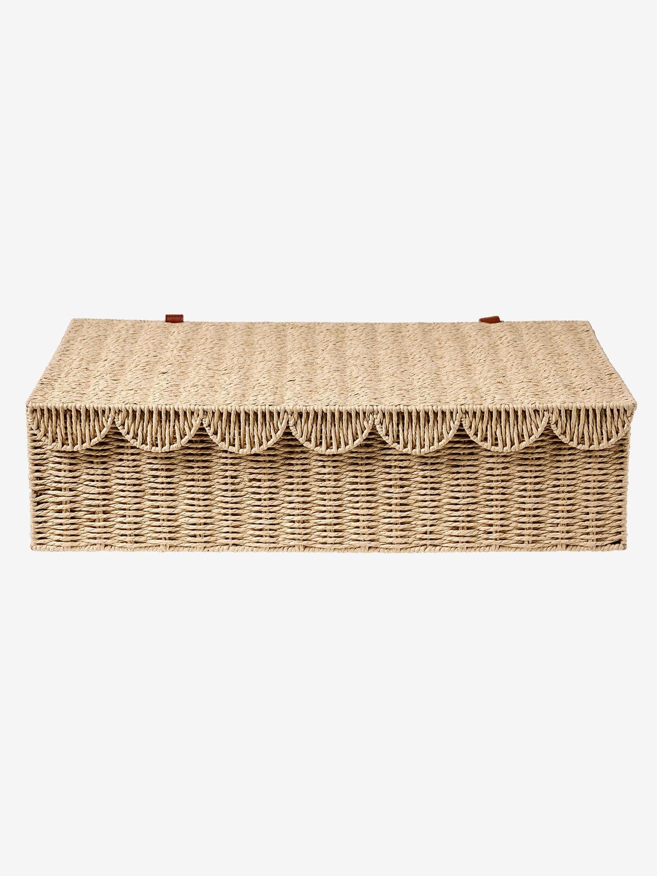 vertbaudet Unterbett-Aufbewahrungskorb FESTON Beige Papierkordel - Bild 2