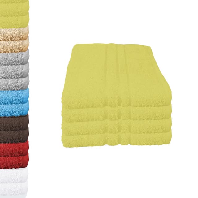 Buymax Duschtücher Set: Frottee, Baumwolle, Pflegeleicht