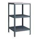 casa.pro Outdoor Standregal Bolognano Dunkelgrau/Silber Bild 2