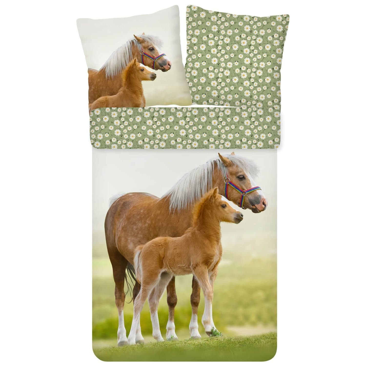 ESPiCO Kinderbettwäsche Pferd Trendy Bedding Renforcé 2-teilig Tiermotiv Pony - Bild 2