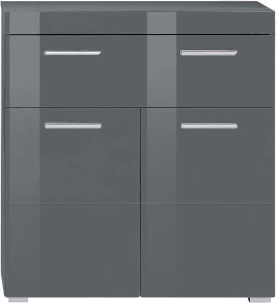 Badezimmerschrank mit Schublade & 2 Türen