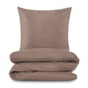 TRENDBUY24 Bettwäsche Garnitur Mikrofaser Beige 2-tlg. Bild 2