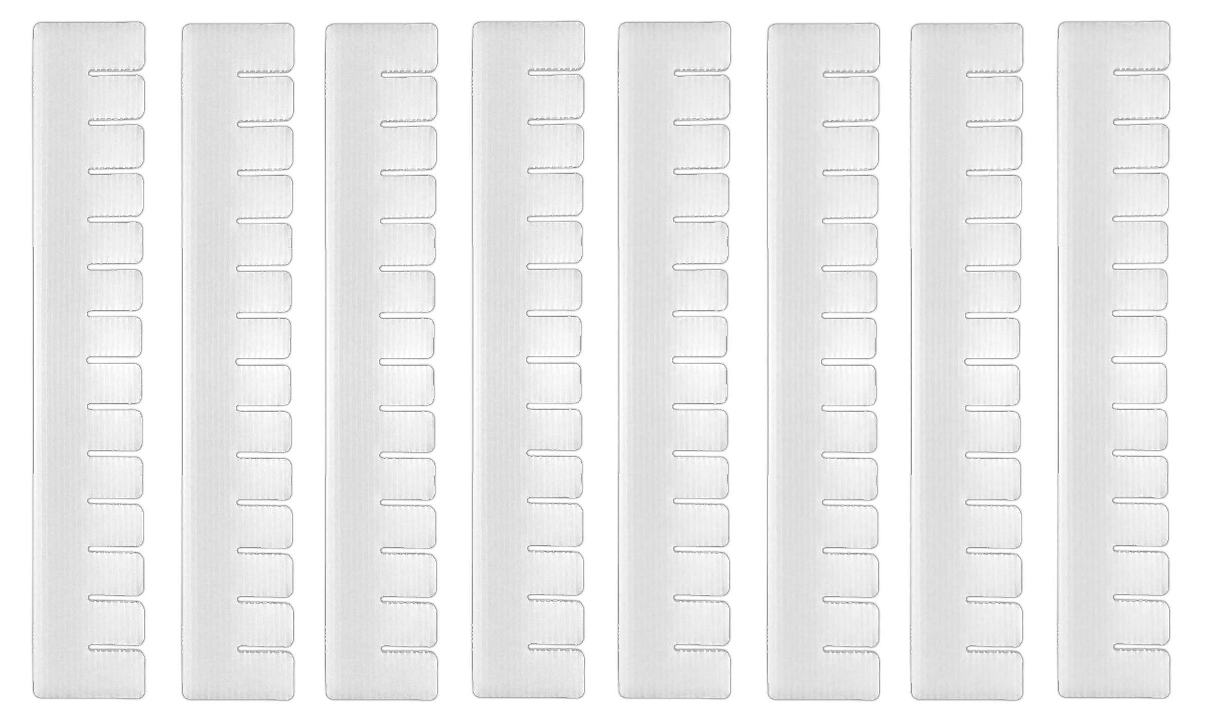 HAC24 Schubladeneinsatz 8-tlg. Weiß Zuschneidbar