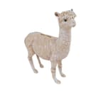 Aspinaworld Lama Spardose Deko Figur Beige Polyresin Bild 2