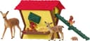 Schleich Spielwelt Fütterung der Waldtiere 42658 Bunt Kunststoff Bild 2