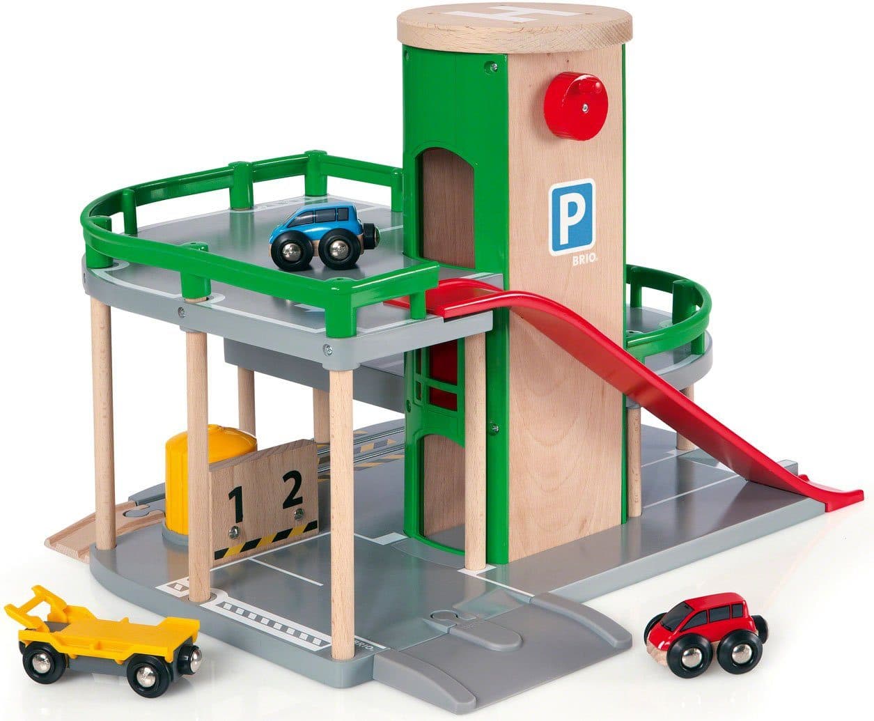 BRIO® Spiel-Parkhaus BRIO® WORLD mit Fahrstuhl und Schienen - Bild 2