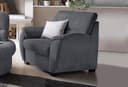 SIT & MORE Sessel Pandora Grau Luxus-Microfaser Bild 2