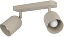 EGLO Deckenspot TILSTON Spotlampe Stahl Sandfarben 2x E14 Bild 2