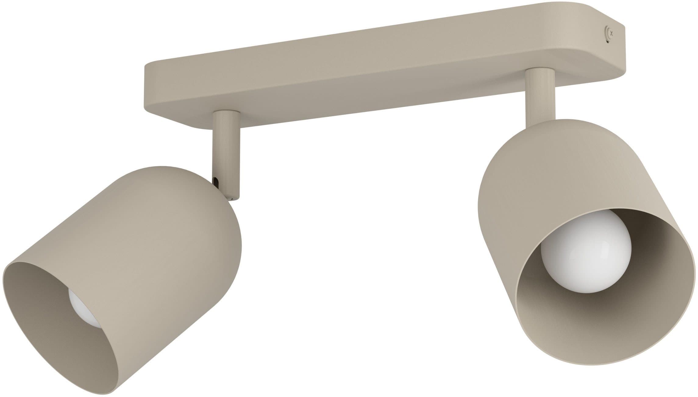 EGLO Deckenspot TILSTON Spotlampe Stahl Sandfarben 2x E14 - Bild 2
