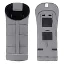 Daliya ArcticLine Winterfußsack Grau Fleece-Innenfutter Bild 2