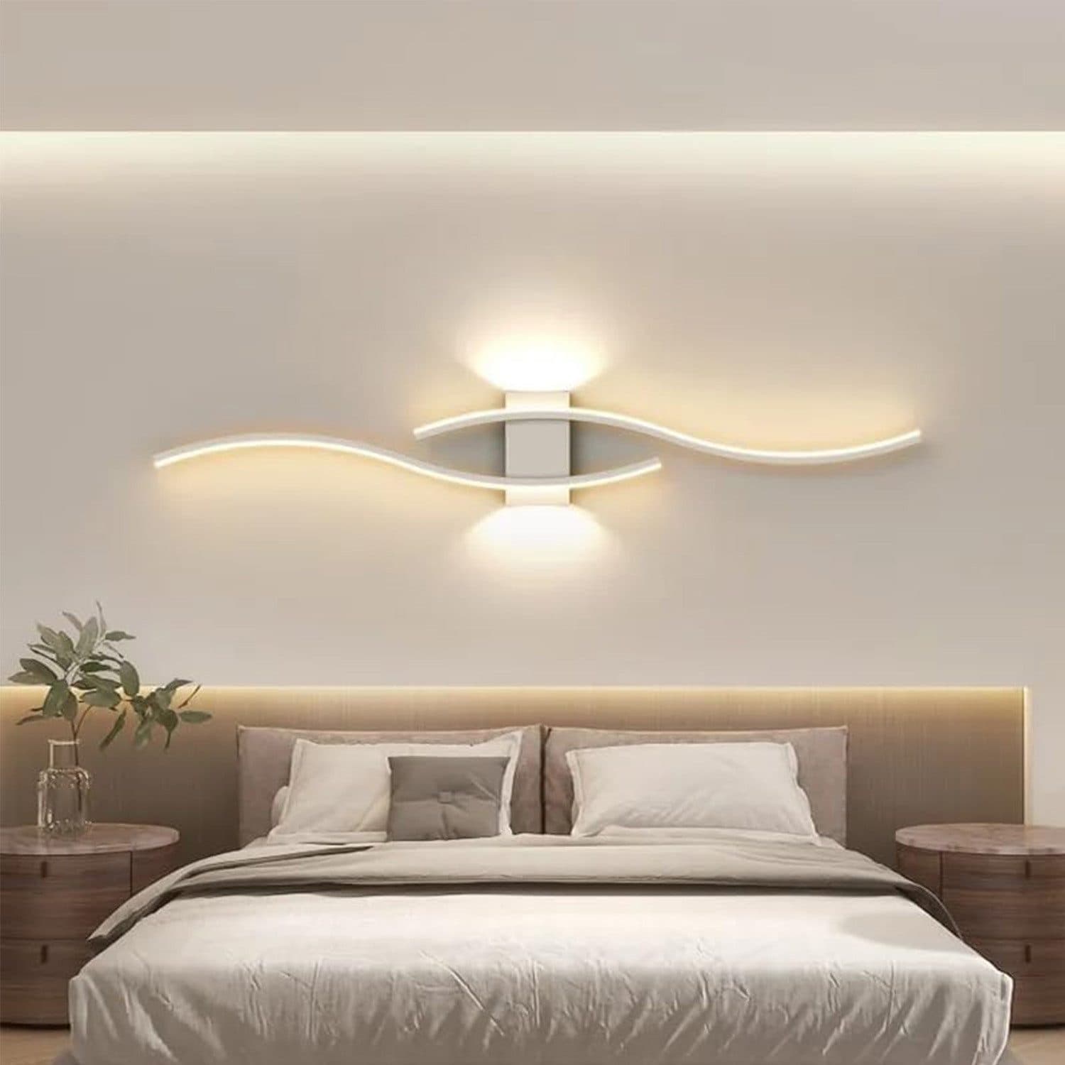 Riserva Wandleuchte Modern Weiß 89cm LED 27W - Bild 2