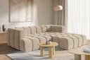 homsy by Ana Johnson Ecksofa XL BOUBELLE L-Form Beige Bild 2