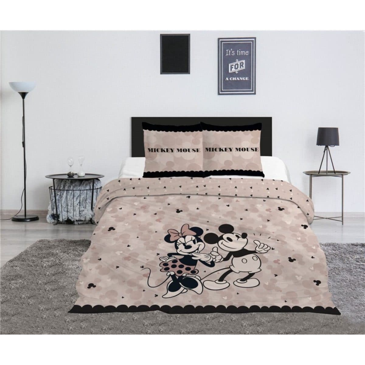 Aymax Disney Mickey Bettwäsche Set 240x220 cm + 2x 65x65 cm Polycotton - Bild 2
