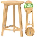 Casaria Stehtisch Massivholz Klappbar Natur Bild 2