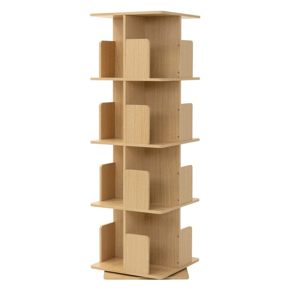 ML-DESIGN Bücherregal 4 Ebenen 16 Fächer Drehbar Beige - Bild 2
