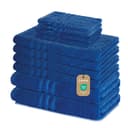 Lavea Handtuch Set Elena 10-tlg. Frottier 100% Baumwolle Blau Bild 2