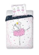 FARO pln Babybettwäsche Traumtänzerin Ballerina 100x135cm + 40x60cm Bild 2