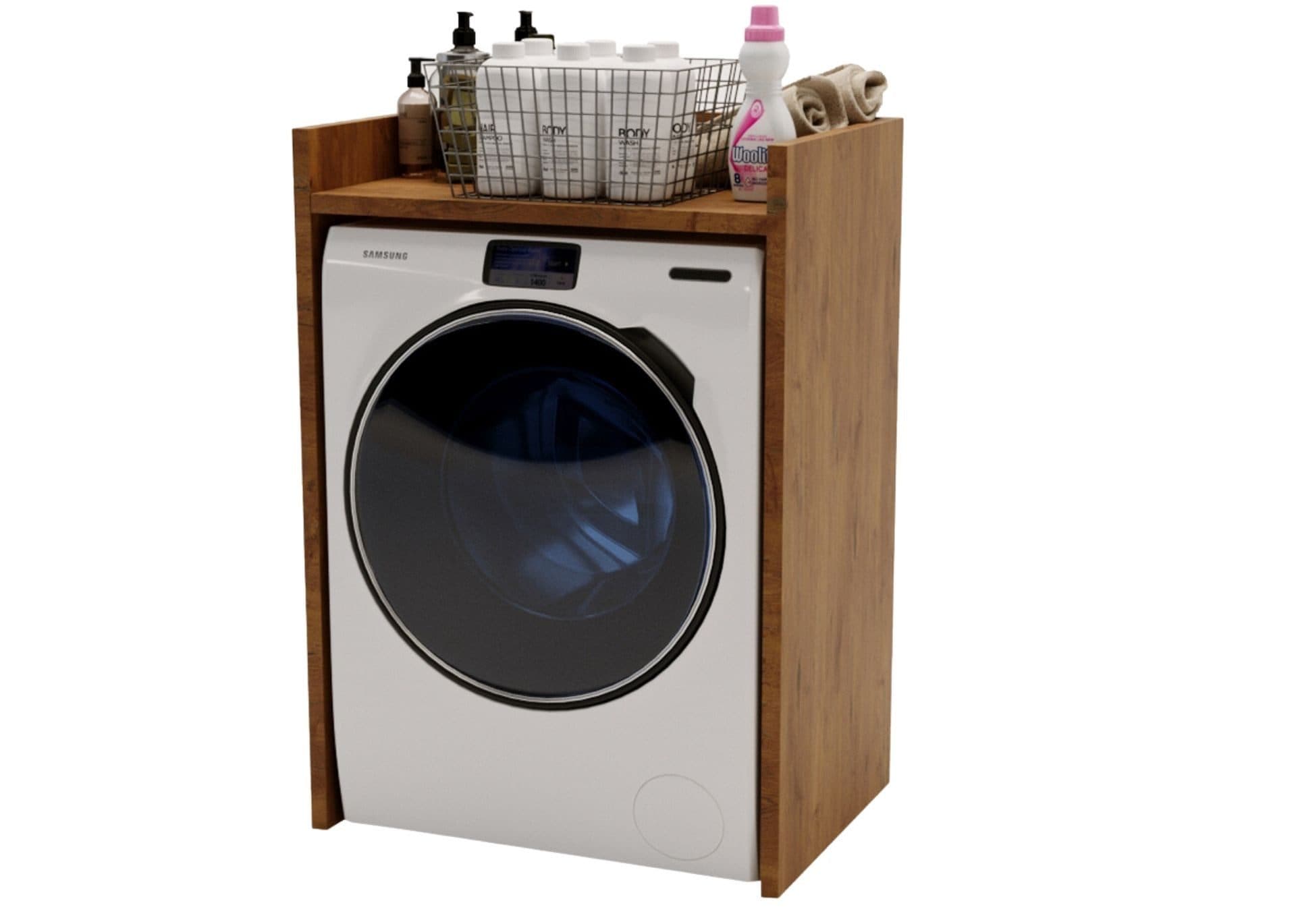 CraftPAK Waschmaschinenumbauschrank für Waschmaschine / Wäschetrockner - Überbauschrank - Bild 2