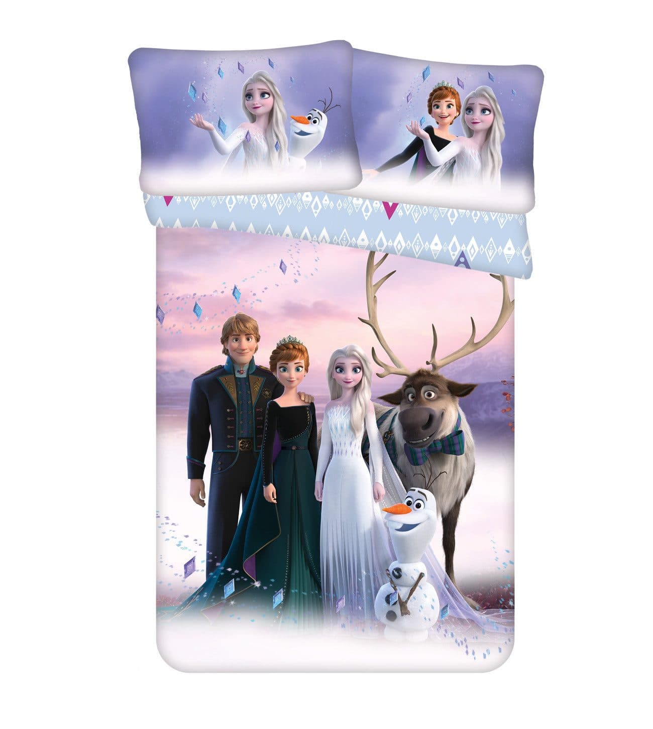 Disney Frozen Kinderbettwäsche Set 2-tlg. Baumwolle 100x135 cm - Bild 2