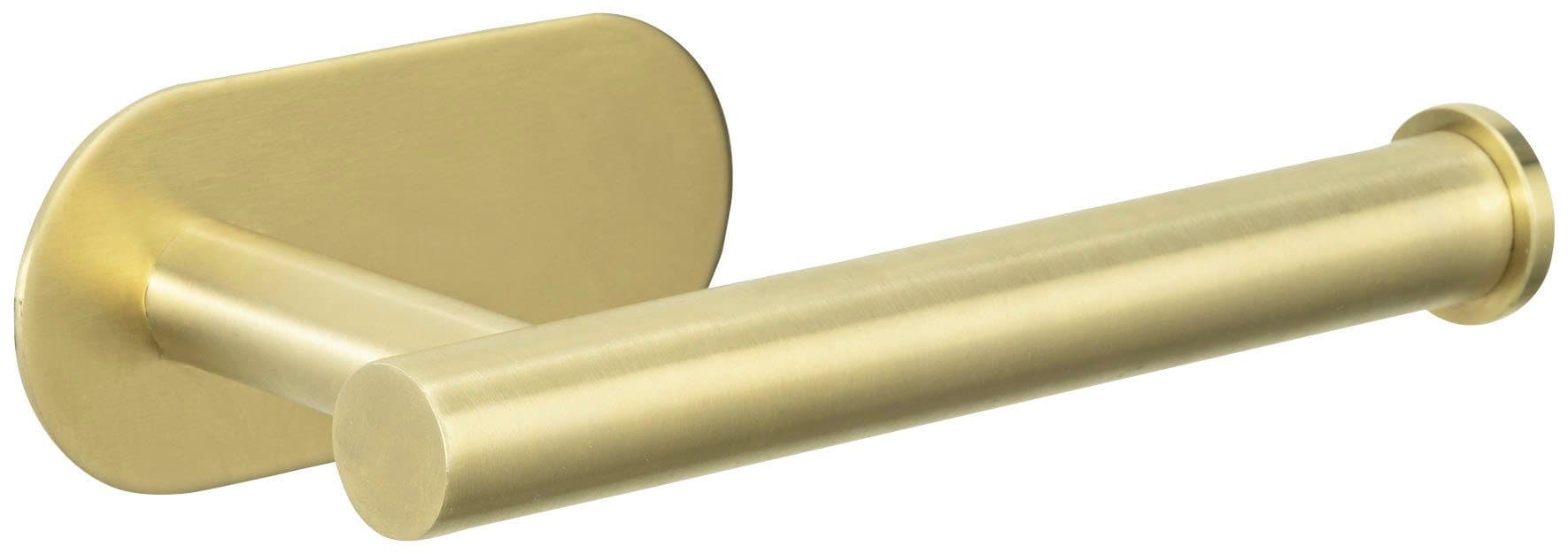 WENKO Toilettenpapierhalter Orea Gold Matt - Bohrfrei mit Turbo-Loc - Bild 2