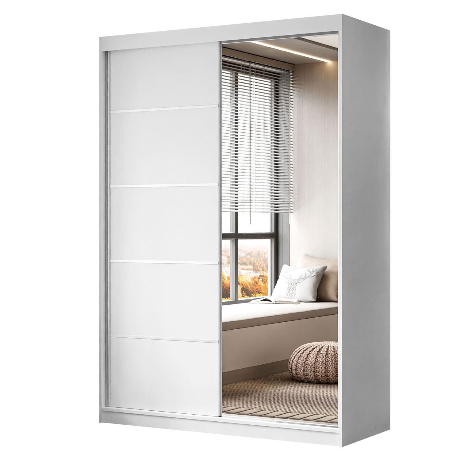 Lookway Kleiderschrank CAMARO II PLUS Schiebetürenschrank mit Spiegel - Bild 2