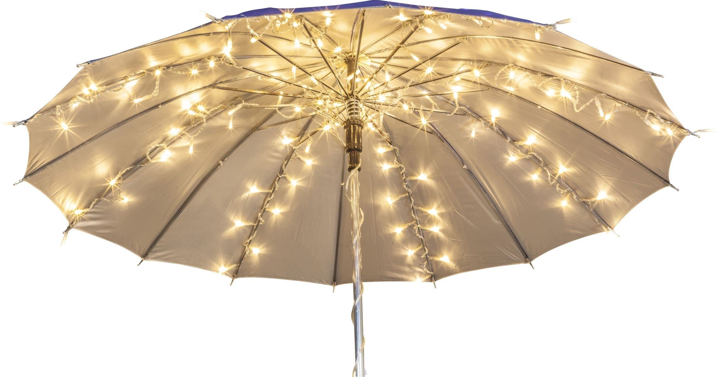 GLOBO LIGHTING LED Lichterkette Transparent für Sonnenschirm - Bild 2