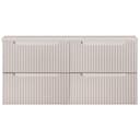 Lomadox Waschtischunterschrank NEWPORT-56-CASHMERE Beige Grifflos Softclose Bild 2
