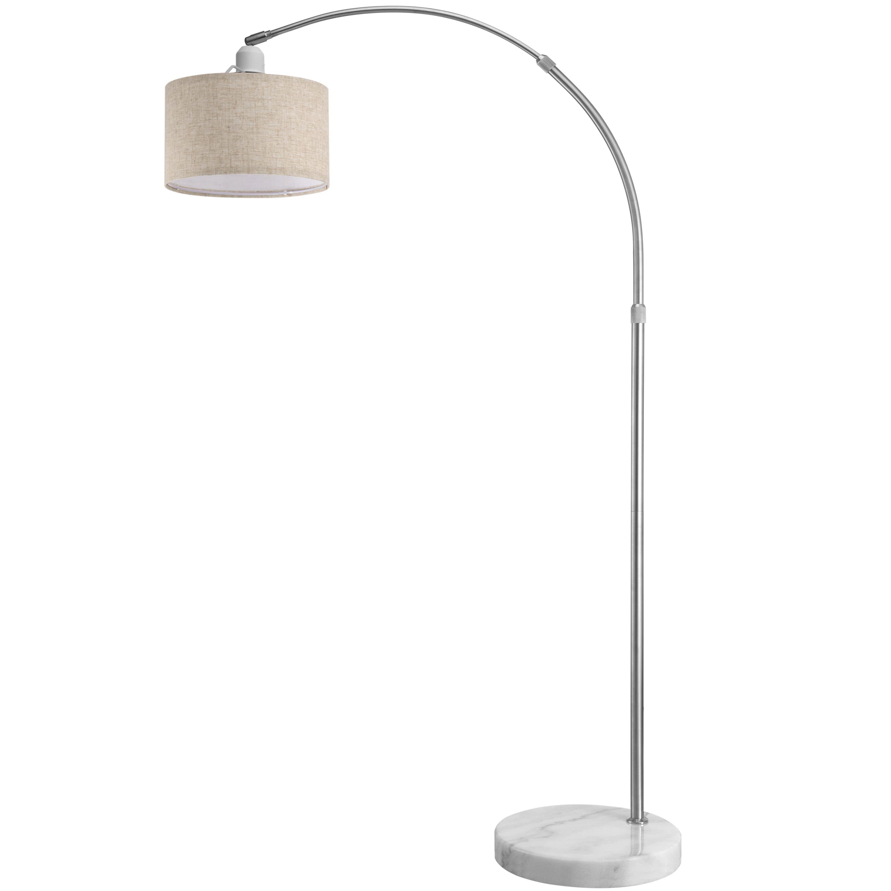 Monzana Bogenstehlampe mit Marmorfuß und verstellbarem Schirm - Bild 2