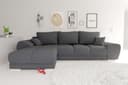 99rooms Ecksofa Antalya L-Form mit Schlaffunktion Anthrazit Bild 2