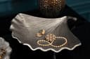 riess-ambiente Dekoschale GINKGO 33cm Silber Metall Bild 2