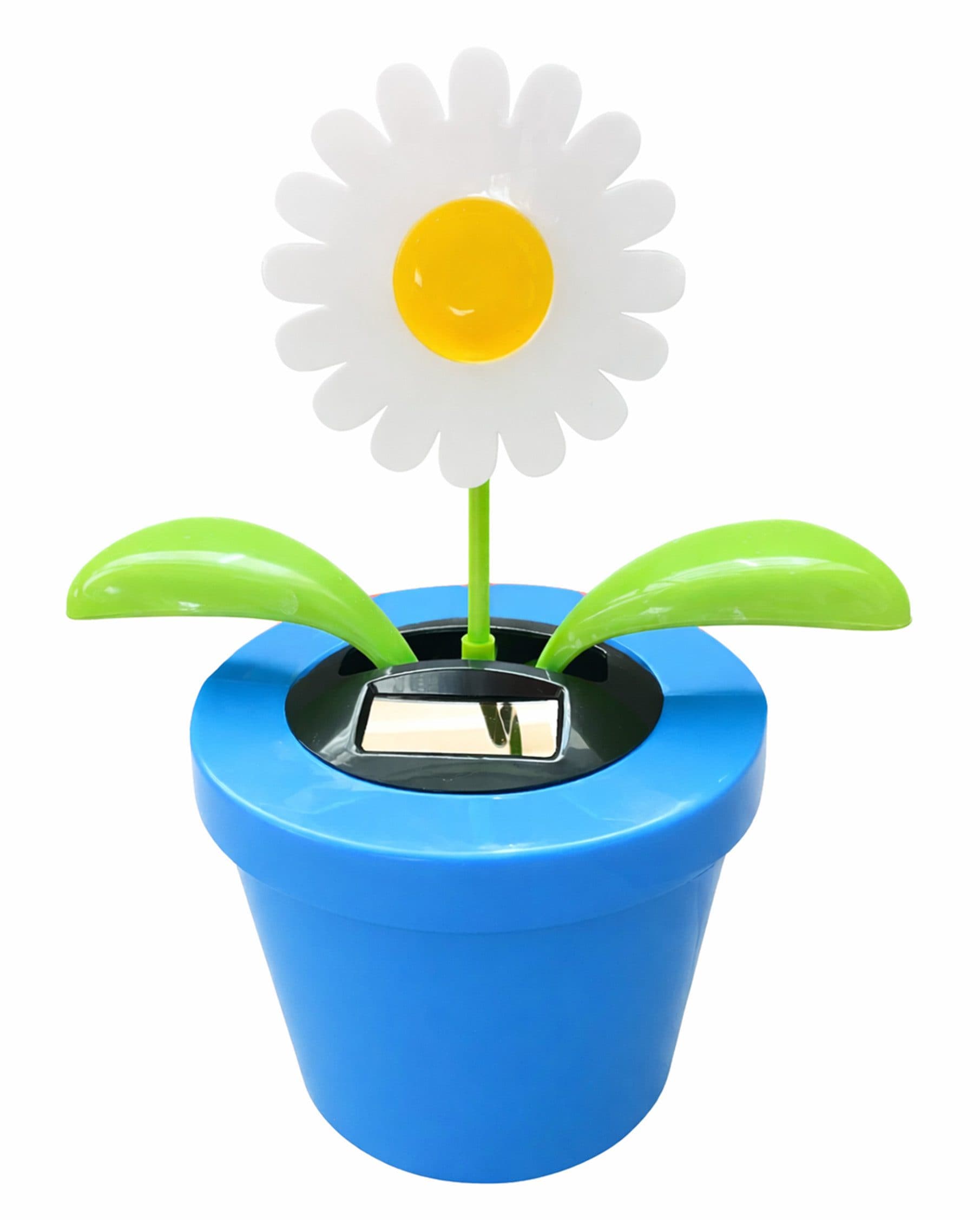 Ebaxx Solarblume XXL 28 cm Wackelfigur Blau Deko Garten