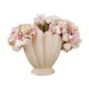 Mirabeau Tischvase Nuvienne Creme Steinzeug Muschelform Bild 2