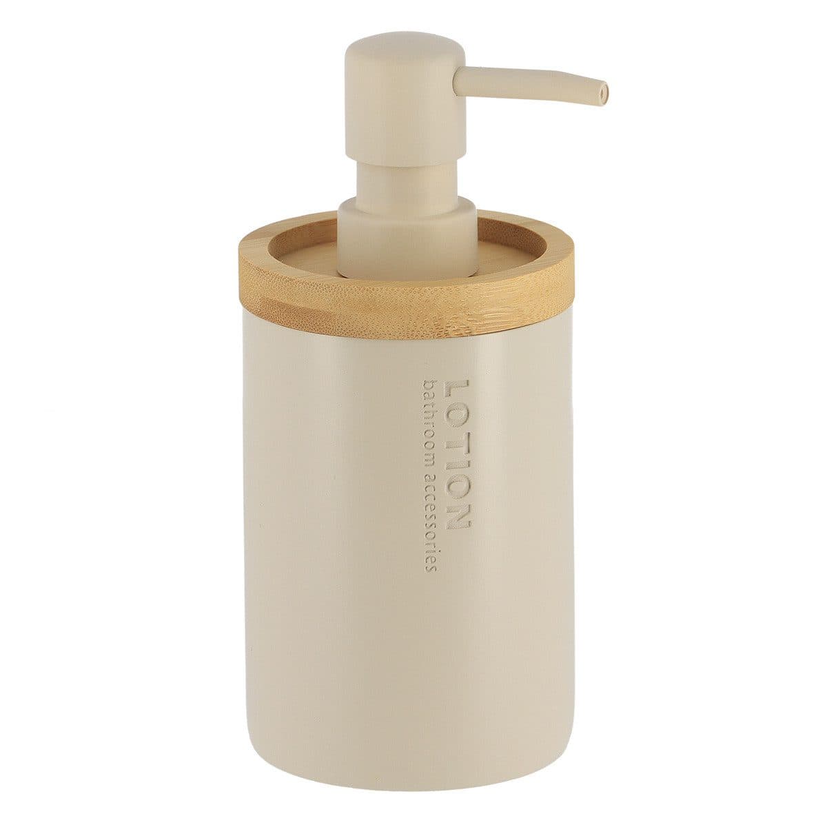 TENDANCE Seifenspender - Polyresin & Bambus