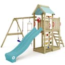 Wickey Spielturm MultiFlyer mit Schaukel, Rutsche & Sandkasten Bild 2