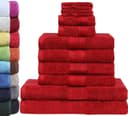 GREEN MARK Textilien Handtuch Set 10er-Set Premium Frottier Baumwolle Bild 2
