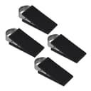 RELAXDAYS Türstopper Gummi Türkeil 4er Set Schwarz/Silber Bild 2