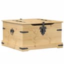 vidaXL Aufbewahrungsbox Truhe Corona Massivholz Kiefer Bild 2