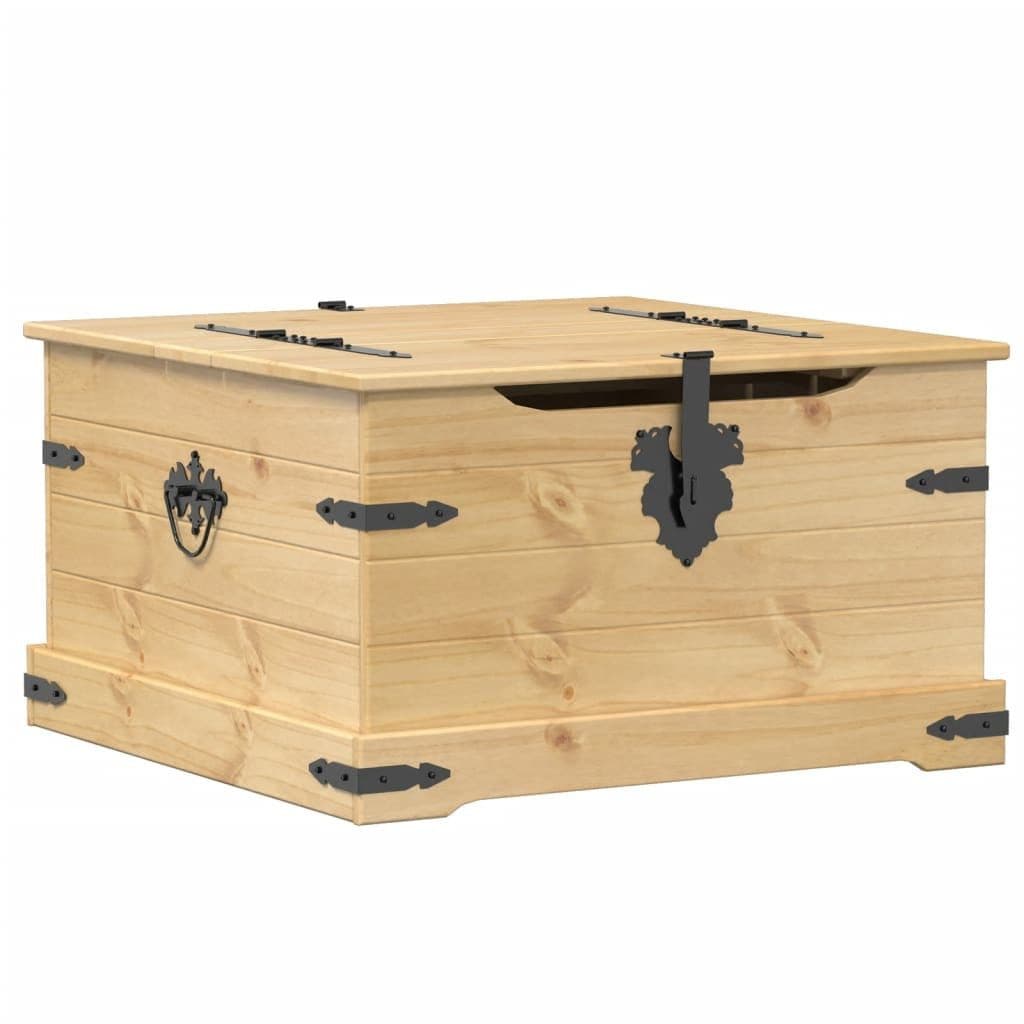 vidaXL Aufbewahrungsbox Truhe Corona Massivholz Kiefer - Bild 2