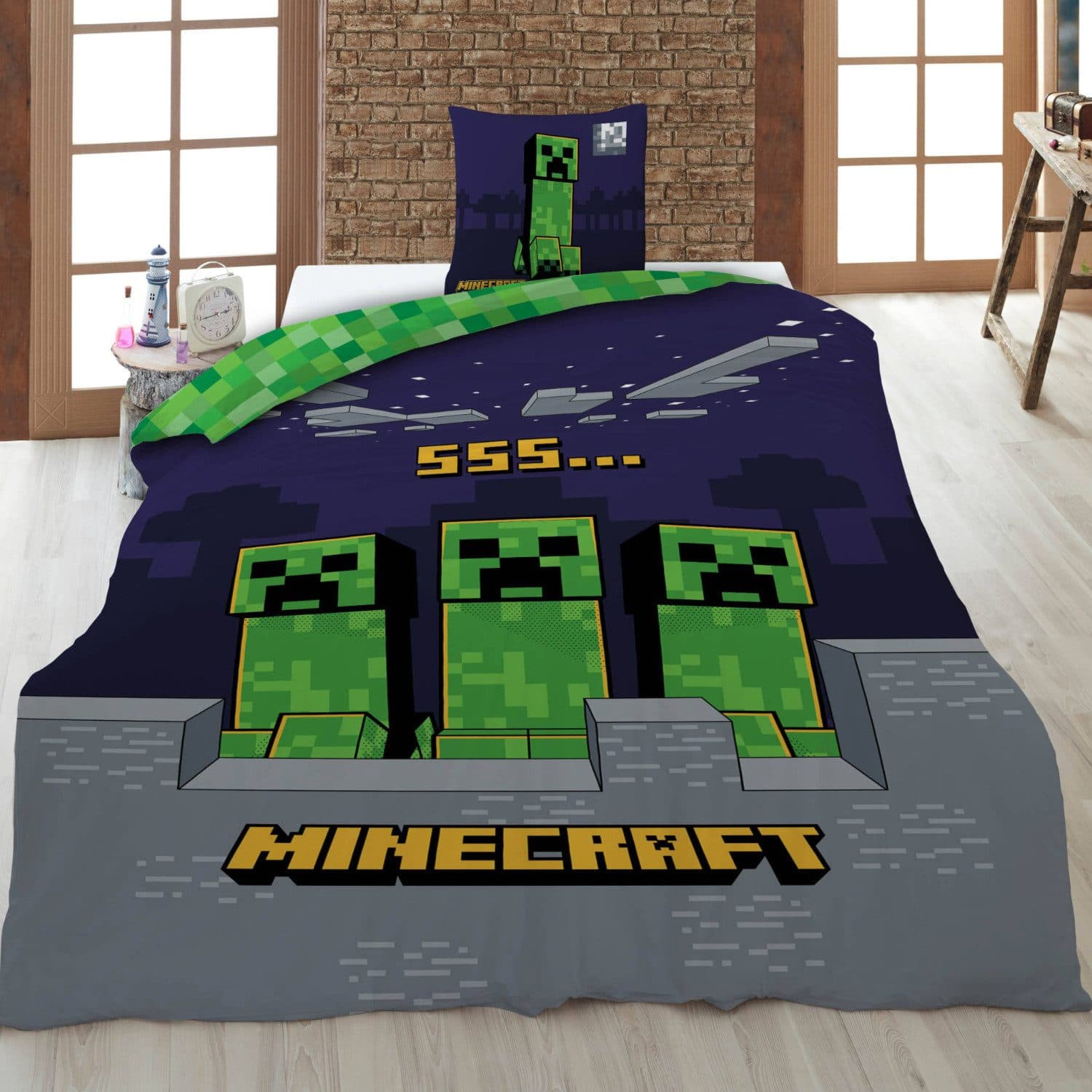 AY!Max Kinderbettwäsche Minecraft Wende Set 2 tlg. Bunt - Bild 2