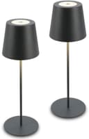 Briloner Leuchten 2er Set LED Tischlampe kabellos Anthrazit Bild 2