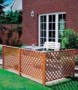 Promadino Holzzaun Romantica