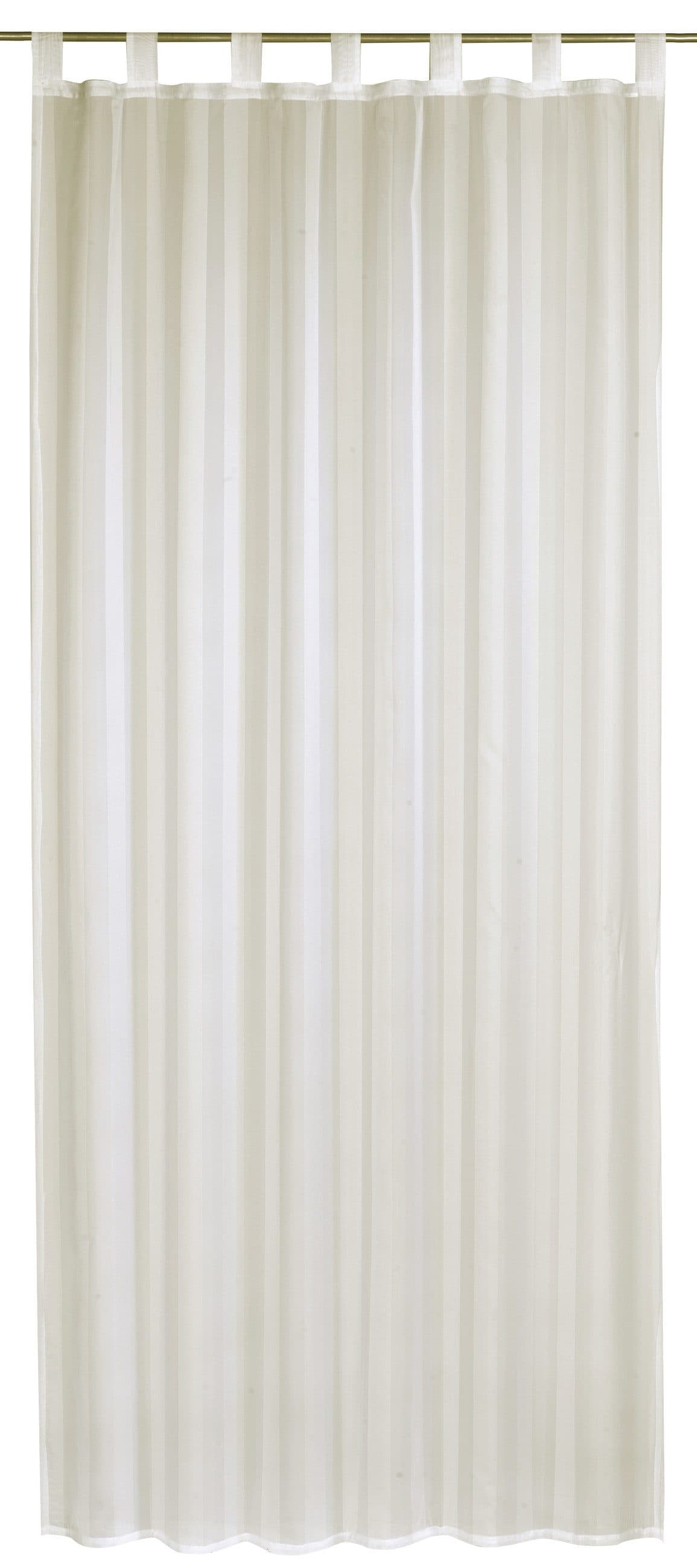 ELBERSDRUCKE Vorhang Gardine mit Schlaufen Update Beige