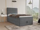 Sofnet Boxbett Mollo Mini Einzelbett Polsterbett Boxspringbett Cordstoff Bild 2