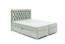 Best for Home Boxspringbett mit Bettkasten und Bonellmatratze grün Bild 2