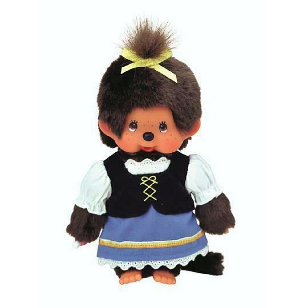 Monchhichi Plüschfigur Bayrisches Mädchen 20 cm Trachtenkostüm - Bild 2