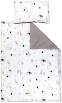 TupTam Kinderbettwäsche Wendebettwäsche Gemustert Baumwolle Beige/Braun Bild 2