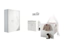 Storado Babyzimmer Set Sienna 7-tlg. weiß matt / asteiche Bild 2