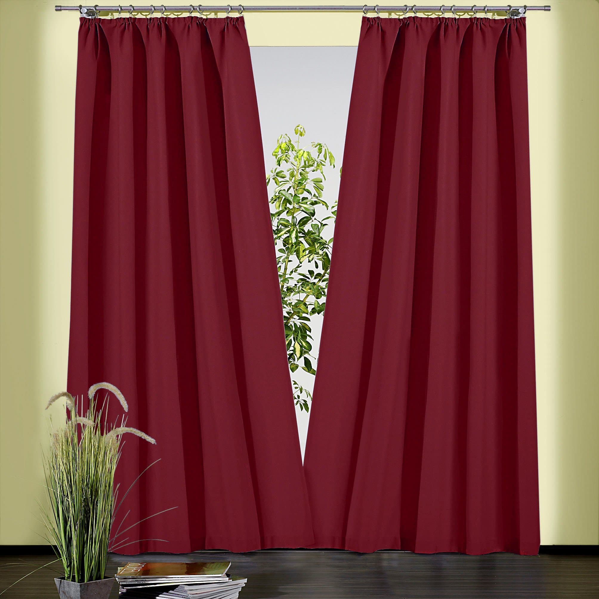 Weckbrodt Gardine Sento Rot Blickdicht Baumwolle Polyester - Bild 2