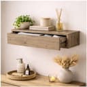 HTI-Living Wandregal mit Schublade 60 cm Artisaneiche Bild 2